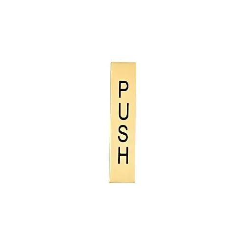 Satin Brass 4-1/2" Push Indicator