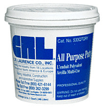 CRL 533QTGRY Gray All Purpose Putty - Quart