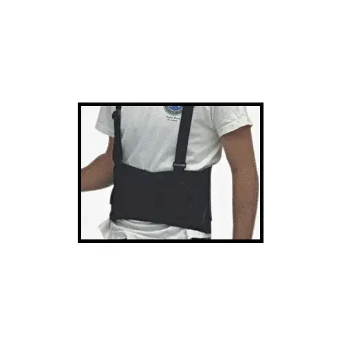 CRL 5900SB Small Elastic Back Support Belt Satin Brass