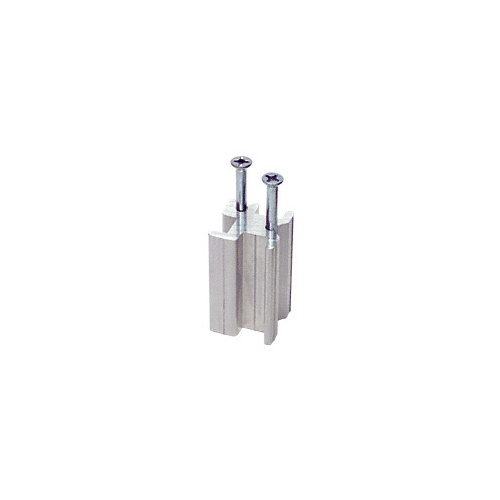 CRL 6406002 Counter Post Mounting Base for Sculptured Style Posts Satin Anodized