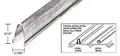 CRL 6702A8 8' Stainless Steel Large Patio Door Sill Cover - 95" Stock Length