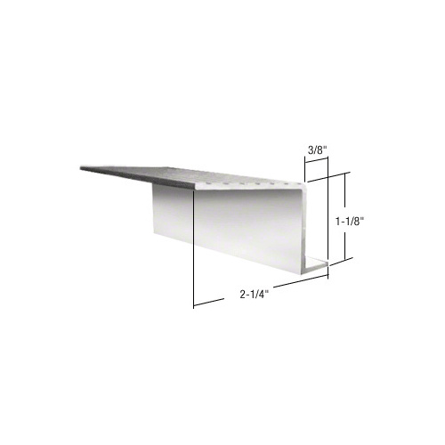 CRL 740SAL Mill Aluminum 74" Retractable Screen Door Out Sill adaptor