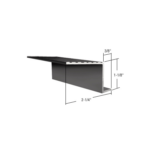 CRL 740SBL Black 74" Retractable Screen Door Out Sill adaptor