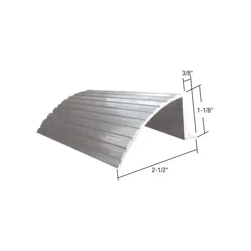 CRL 74RSAL Aluminum 74" Retractable Screen Door Round Sill Adaptor