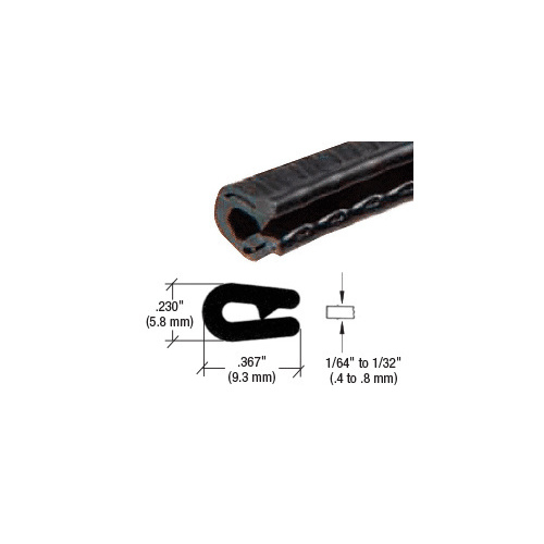 CRL 751581C Black Sof-Tone 100' QuickEdge Mini "Minitrim"