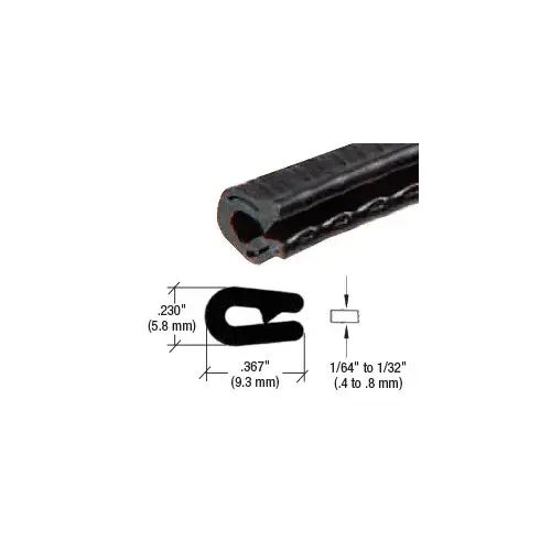 CRL 751581C Black Sof -Tone 100 ft QuickEdge  Mini "Minitrim"