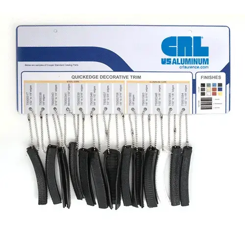 Auto QuickEdge  Decorative Trim Sample Display