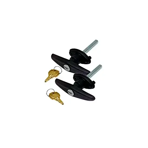 Truck Cap Double T-Handle (Pair) Black