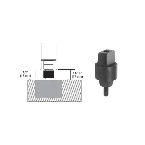 DORMA 80010RH kaba 3/4" Clearance, 3 Right Hand Offset Tapered Type Spindle