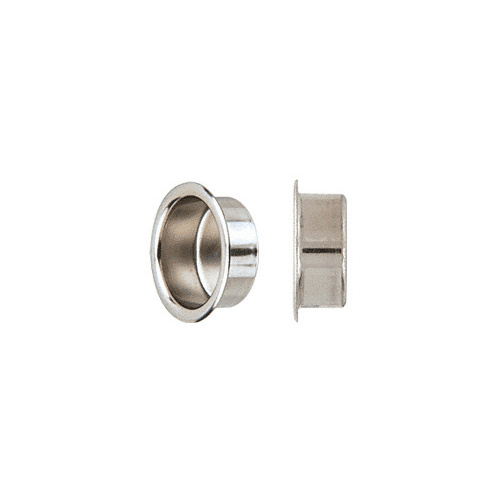 Nickel Plated Sliding Door Push-In Finger Pulls