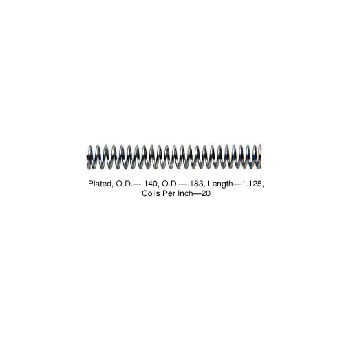 1.125" Long Slide Bolt Spring - pack of 100