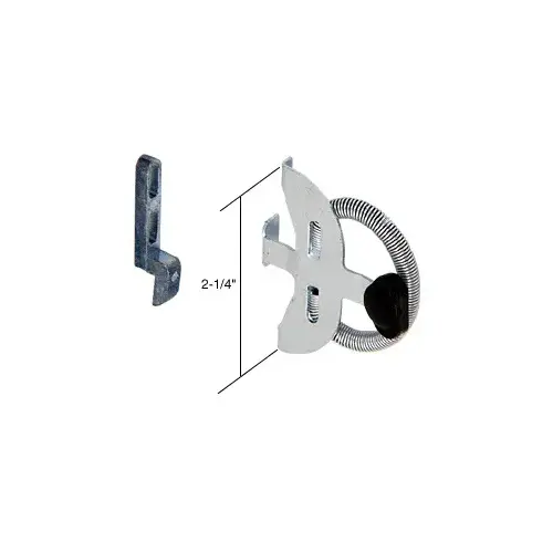 Sliding Screen Door Spring Activated Latch Zinc