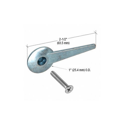 CRL A130 Sliding Screen Door Replacement Latch Lever Zinc