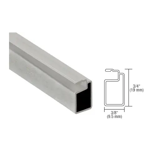 Mill 3/4" x 3/8" Extruded Screen Frame  60" Stock Length - pack of 50