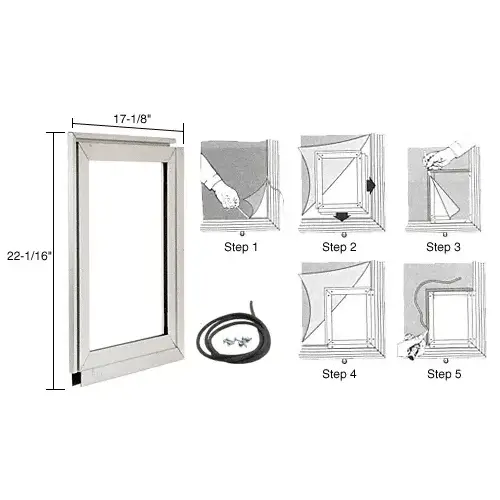 CRL A500 Large Pet Door Adaptor Clear Anodized