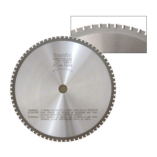 Makita A91039 12" x 1" Arbor 76 Tooth Carbide Saw Blade for Stainless Steel