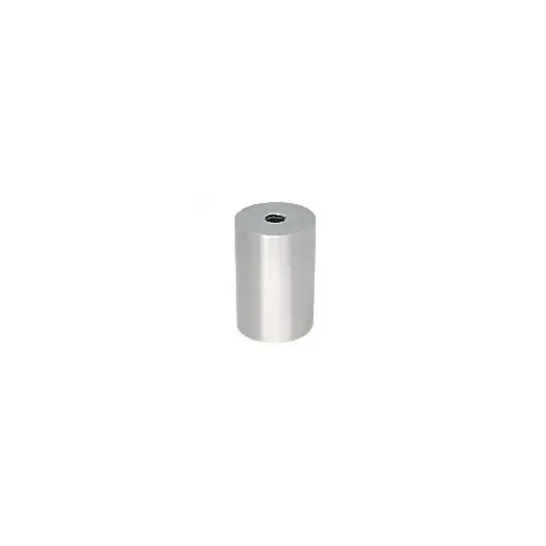 316 Brushed Stainless Clad Aluminum Standoff Base 1-1/2" Diameter by 2" Long