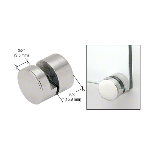 1-1/4" 316 Brushed Stainless Steel Adjustable Edge Grip