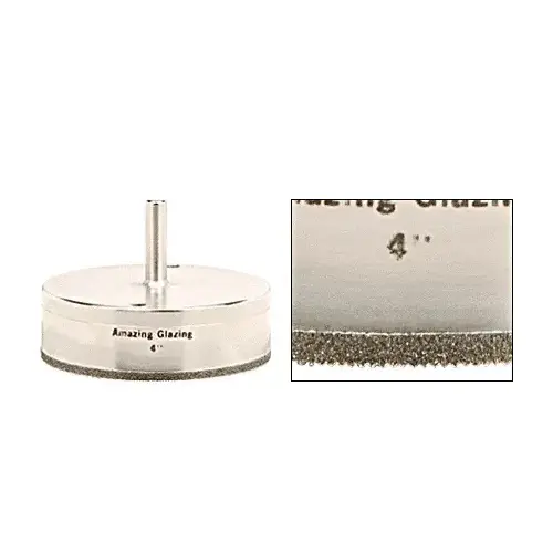 4" Amazing Glazing Plated Diamond Drill