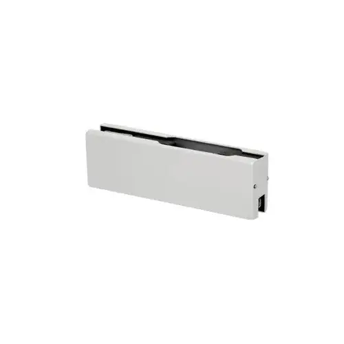 Aluminum Top or Bottom Patch Fitting - Less Insert Satin Anodized