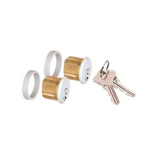 Satin Anodized AMR Series Double Keyed Cylinders