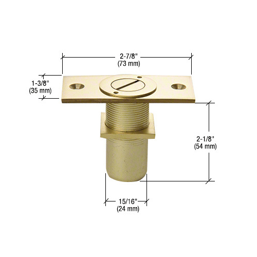 Brass Dust Proof Keeper Locking Option