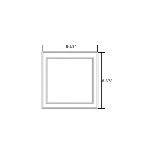 CRL APG2 Double Acrylic Plate Perimeter Gasket Clear