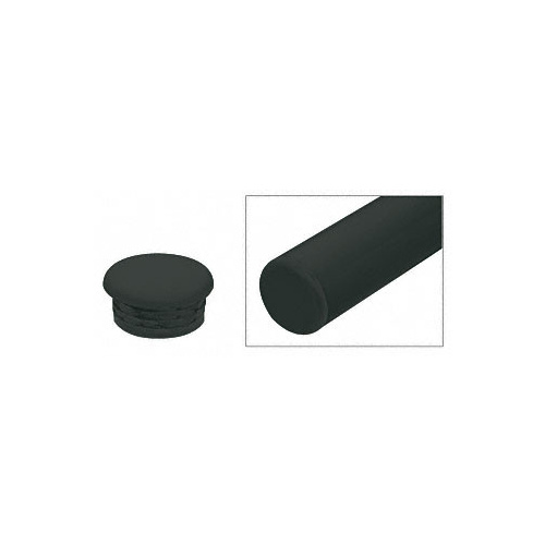 Matte Black Quick Connect Color Match End Cap for 1-1/2" Diameter Tubing