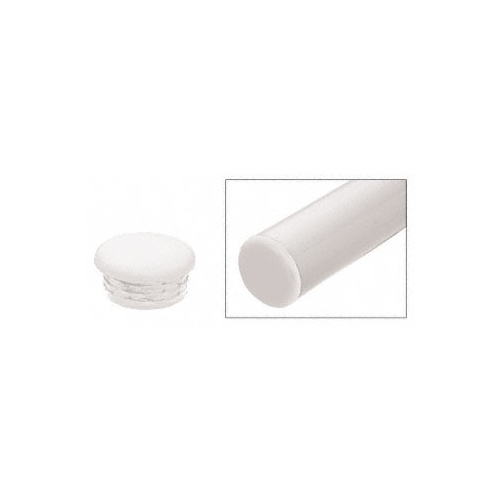 Sky White Quick Connect Color Match End Cap for 1-1/2" Diameter Tubing