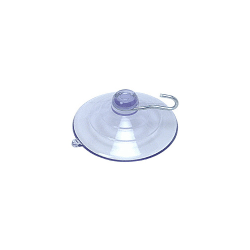 CRL ASC212HK 2-1/2" Large Suction Cups with Metal Hooks Clear - pack of 25