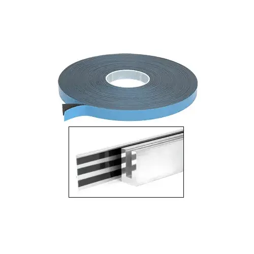 CRL AT234 .045" x 3/4" x 108' Acrylic Foam Very Hi-Bond Adhesive Cladding Tape Black