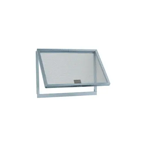 CRL AW200MF Mill Finish Aluminum Screen Wicket with Fiberglass Screen Wire