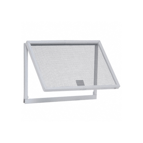 White Aluminum Screen Wicket with Fiberglass Screen Wire