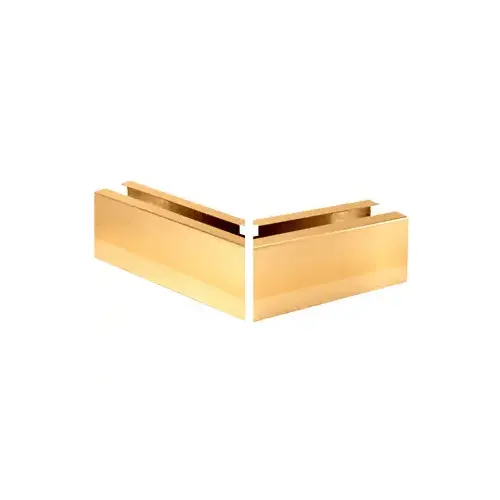 Polished Brass 12" Mitered 135 degree Corner Cladding for B5A Series Base Shoe