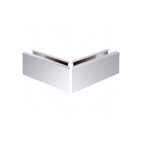 Surfacemate B5A90PS Polished Stainless 12" Mitered 90 degree Corner Cladding for B5A Series Base Shoe