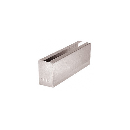 Brushed Stainless 12" Welded End Cladding for B5A Series Base Shoe