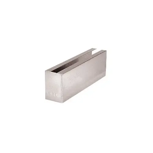 Surfacemate B5AWCBS Brushed Stainless 12" Welded End Cladding for B5A Series Base Shoe