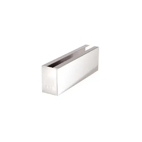 Polished Stainless 12" Welded End Cladding for B5A Series Base Shoe