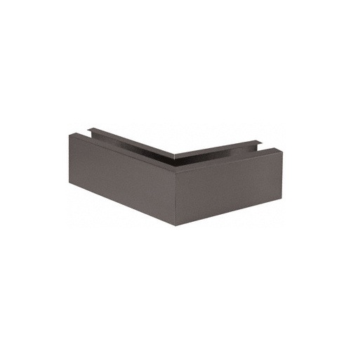 Black Bronze 12" 135 degree Mitered Corner Cladding for B5L Series Low Profile Base Shoe