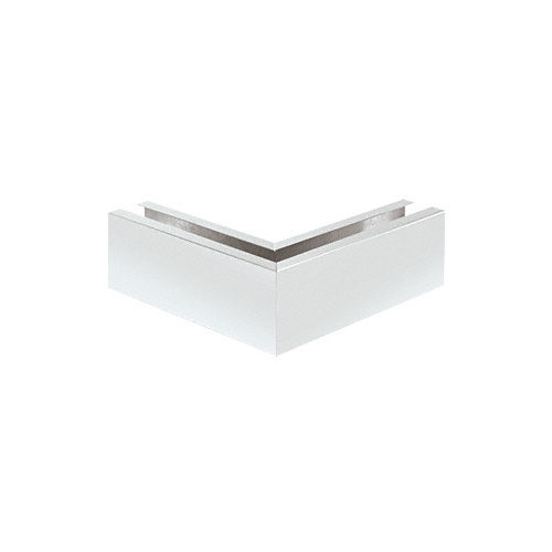 Satin Anodized 12" 90 degree Mitered Corner Cladding for B7S Series Heavy-Duty Square Base Shoe