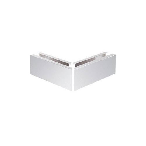 CRL B5S90PS 304 Polished Stainless Grade 12" Mitered 90 degree Corner Cladding for B5S Series Standard Square Base Shoe