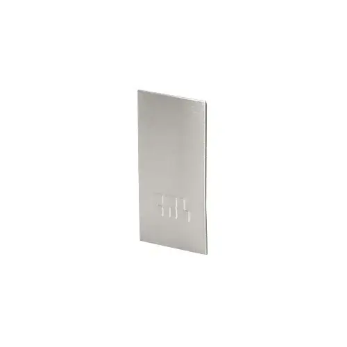 CRL B7SECBS Brushed Stainless Grade 304 End Caps for B7S Series Heavy-Duty Square Base Shoe