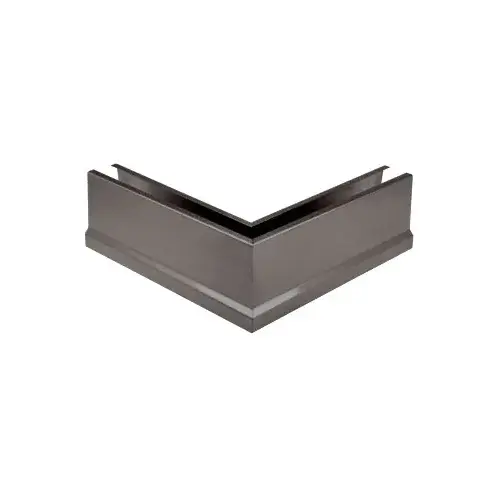 Black Bronze 12" 90 degree Mitered Corner Cladding for B5T Series Tapered Base Shoe