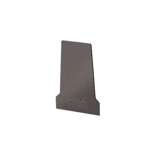 Black Bronze End Cap for B5T Series Tapered Base Shoe