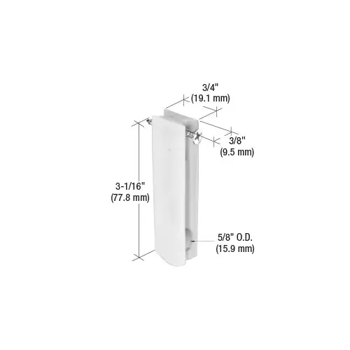 CRL B668 5/8" Nylon Sliding Screen Door Roller for Weathershield Doors