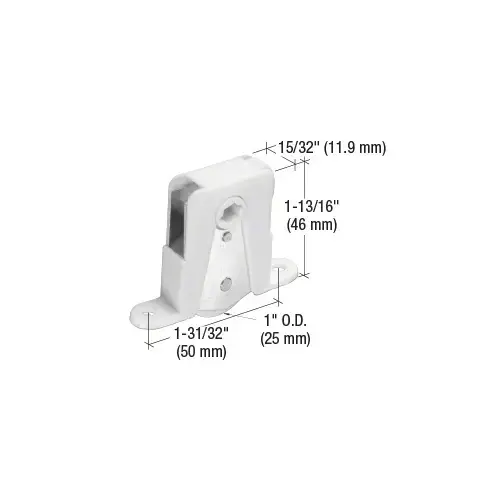 1" Nylon Sliding Screen Door Bottom Roller