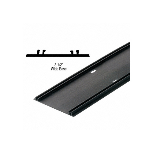 Black 3-1/2" Wide Screen Tight Base - pack of 5