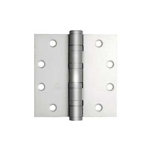 Satin Chrome Heavy Weight Ball Bearing Template Butt Hinge