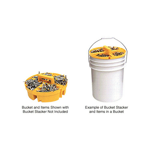CRL BC15011 Bucket Stacker Yellow