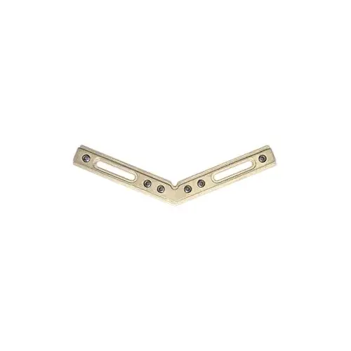 CRL BHC135 135 degree Brass Fixed Corner for the Deluxe Header Kit